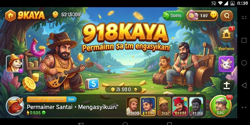 Screenshot tampilan gameplay permainan santai 918KAYA.