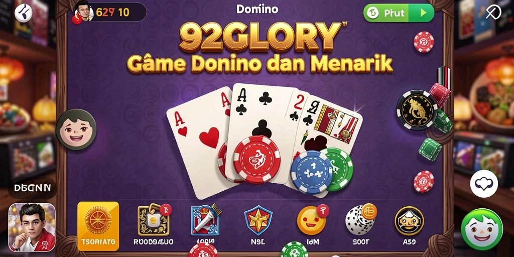 Tampilan gameplay menarik dari 92GLORY yang memikat pemain.