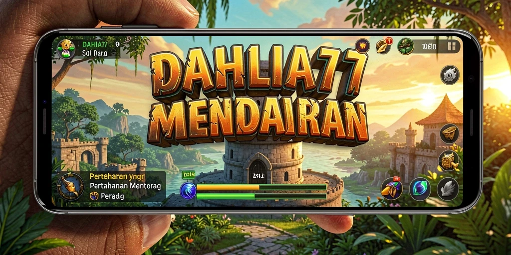 Tampilan gameplay <strong>DAHLIA77</strong> menunjukkan aksi menegangkan dalam Tower Defense.