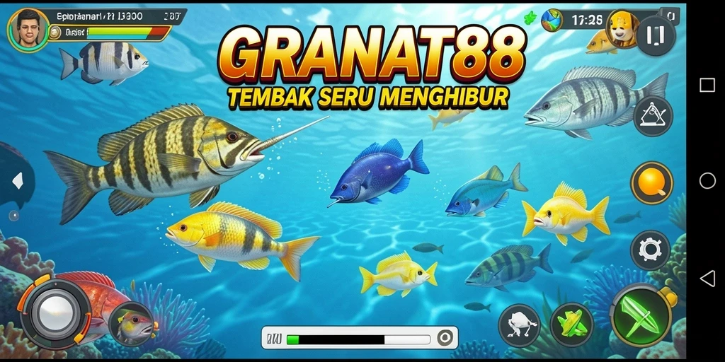 Screenshot gameplay seru Tembak Ikan di GRANAT88.