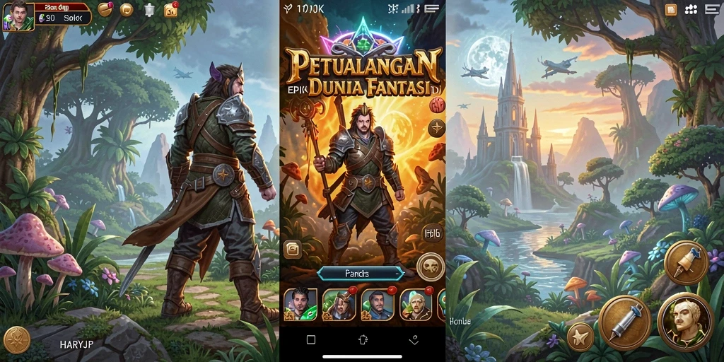 Screenshot tampilan gameplay menampilkan momen seru dalam <strong>HARAPJP</strong>.