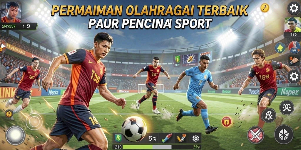 Tampilan gameplay IN88 dengan aksi olahraga yang mendebarkan.