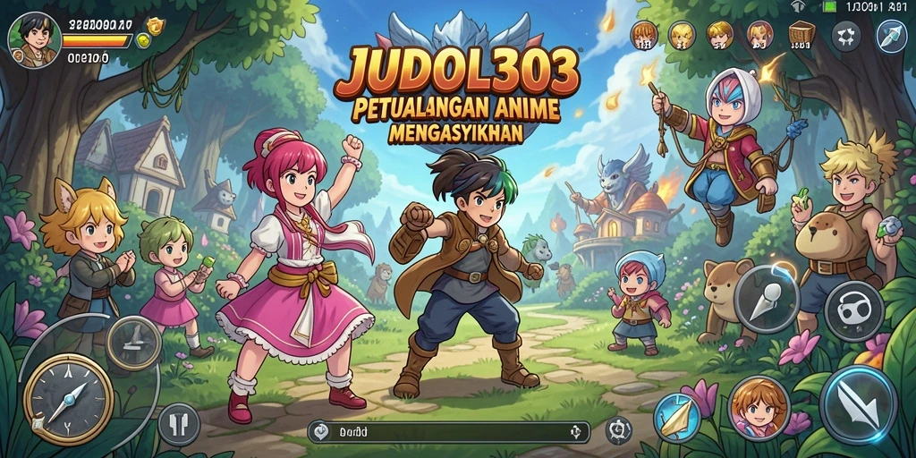 Tampilan gameplay JUDOL303 yang penuh warna dan seru.