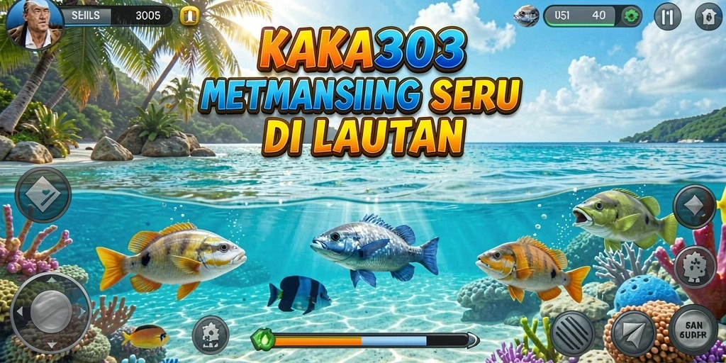 Gameplay mendebarkan KAKA303 yang menampilkan petualangan memancing.