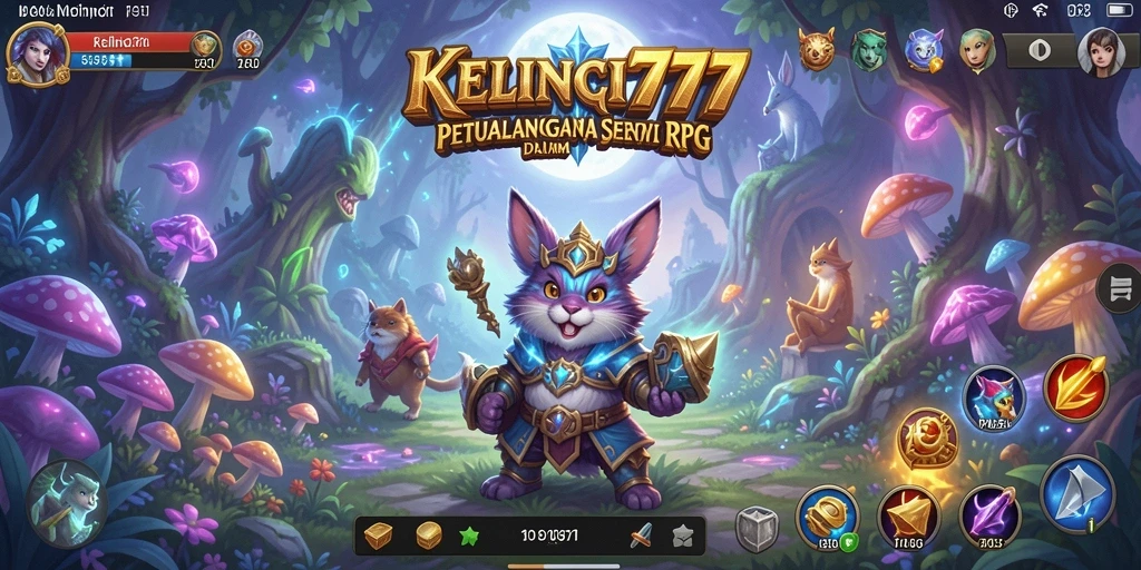 Screenshot gameplay menampilkan aksi seru KELINCI777 di dunia RPG.