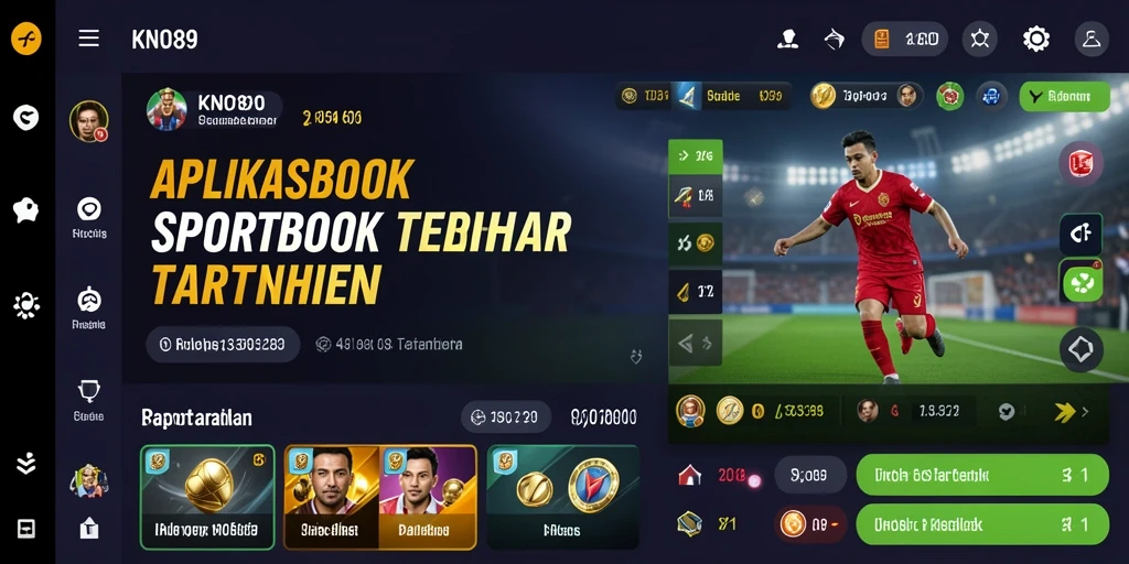 Tampilan gameplay Sportsbook yang menarik di KNO89.