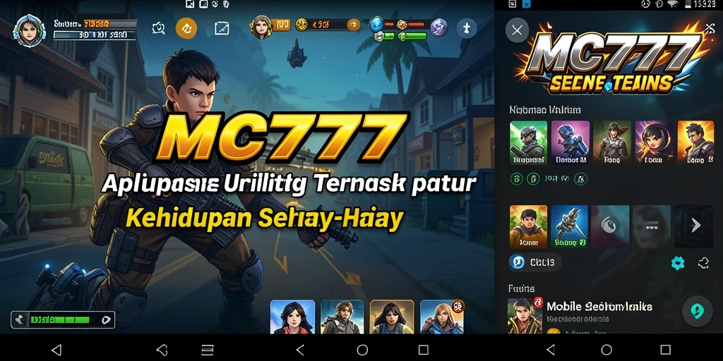 Tangkapan layar utama MC777 menampilkan antarmuka aplikasi Utility yang bersih dan terorganisir.