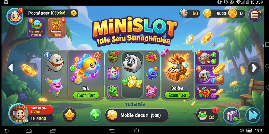 Tampilan gameplay <strong>MINISLOT</strong> yang menarik dengan berbagai pilihan slot.