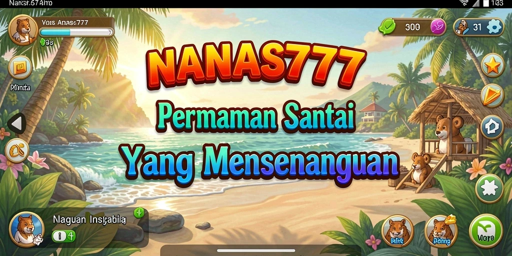 Tangkapan layar gameplay <strong>NANAS777</strong> menunjukkan keseruan dalam bermain dan desain yang menarik.