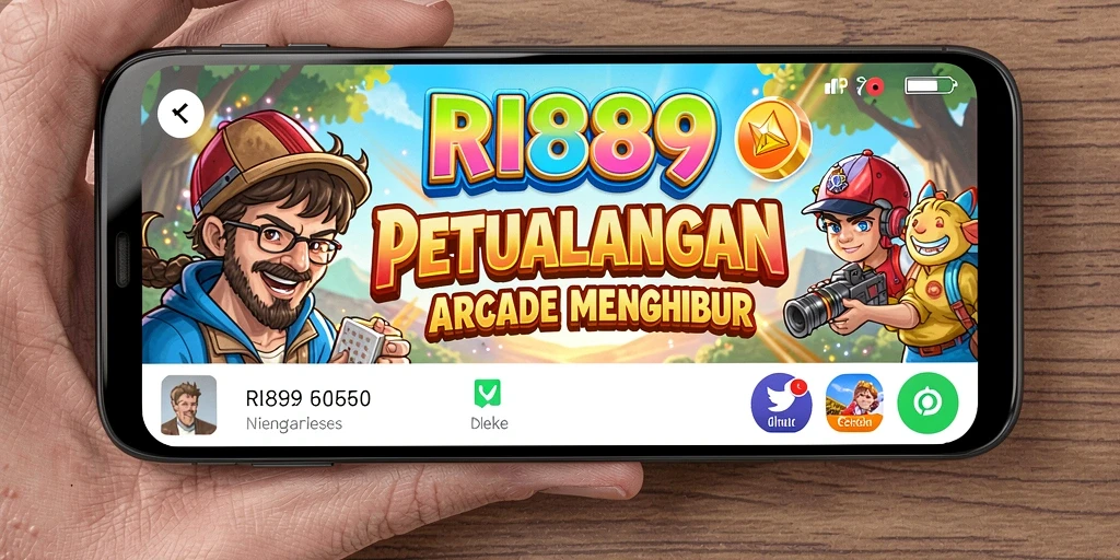 Screenshot gameplay RI889 saat pemain menjelajahi level menantang.