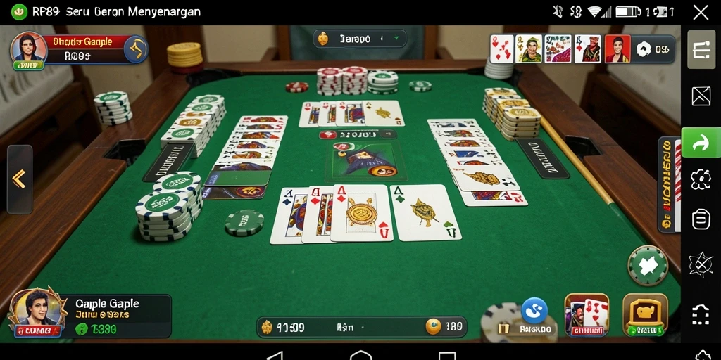 Tampilan gameplay menarik dari RR89 dengan suasana kompetitif.
