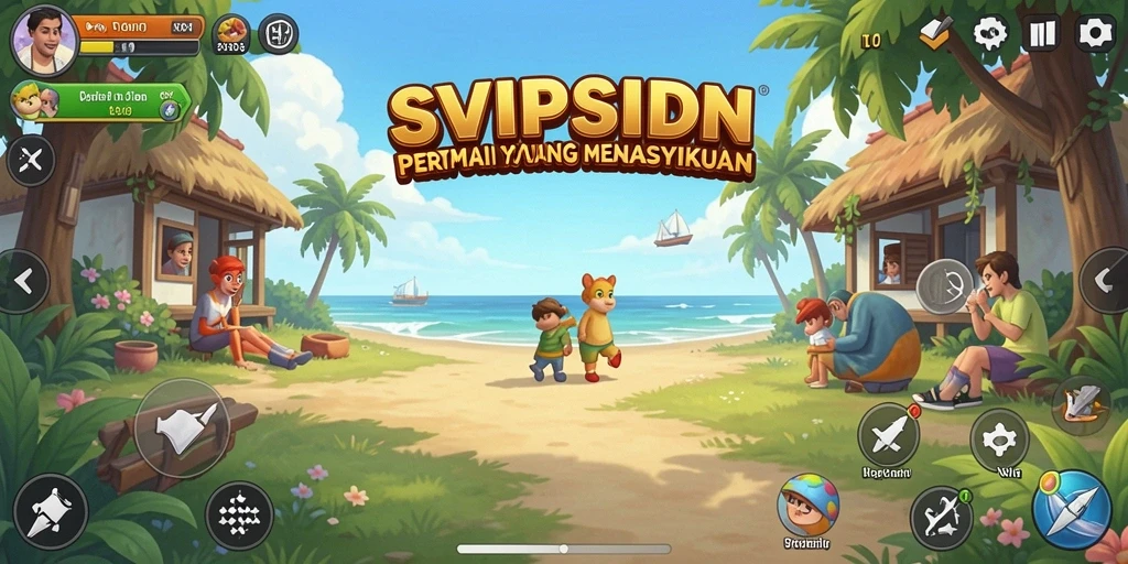 Tampilan permainan SVIPSIDN yang penuh warna dan mengasyikkan.