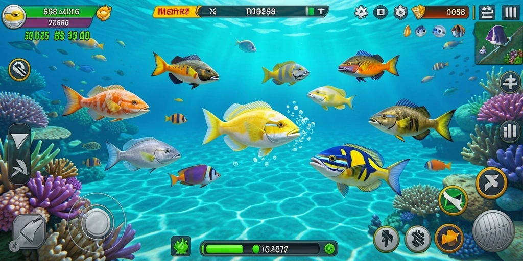 Tampilan gameplay menembak ikan yang seru di TO288.